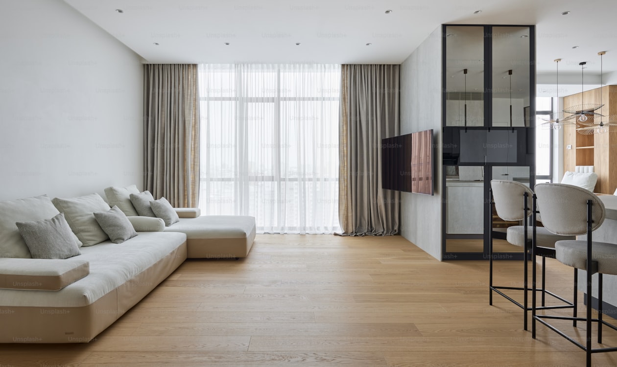 karndean flooring in a modern dorset living room